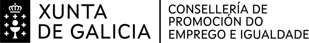 Logo Xunta Emprego e consellería de promoción do emprego e igualdade